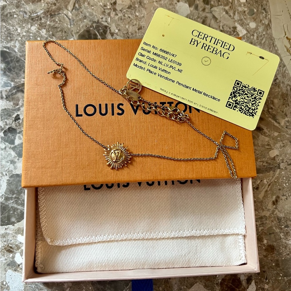 Louis Vuitton Place Vendome Pendant Necklace